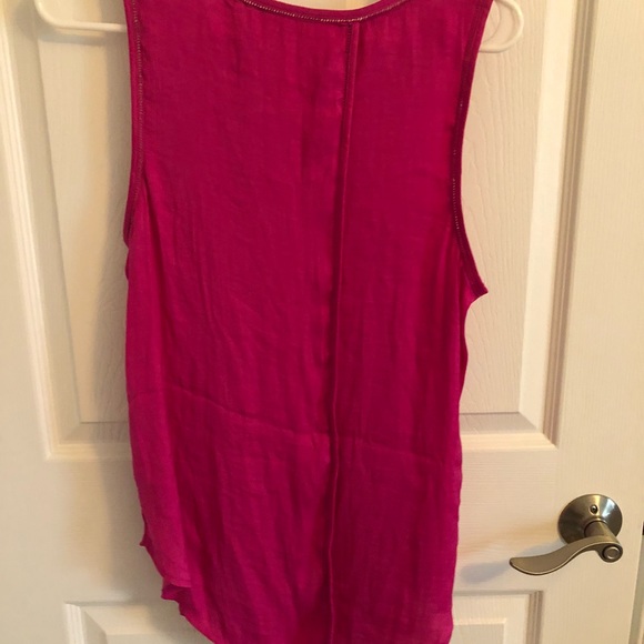 Tart hot pink tank with split back size large - Picture 2 of 2